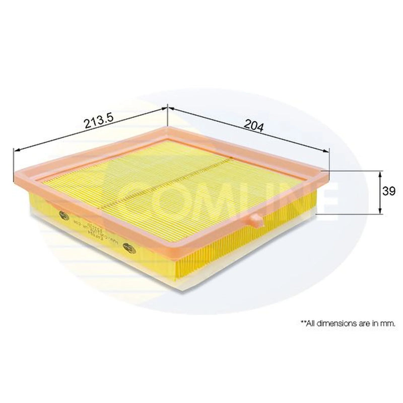 Comline Engine Air Filter fits Opel Adam 2012-2019 1.0 1.2 1.4