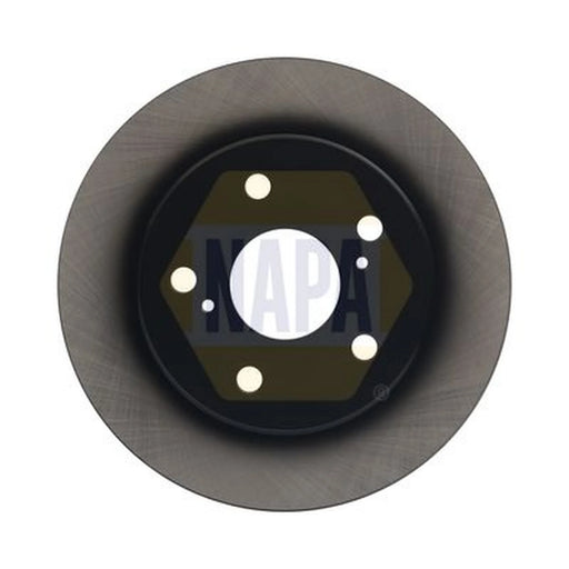 NAPA 2 x Solid Brake Discs fits Toyota Auris 2006-2012 1.33 1.4 1.5 1.6 1.8