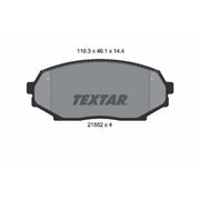 Textar Front Brake Pad Set 2155202