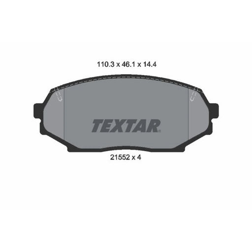 Textar Front Brake Pad Set 2155202