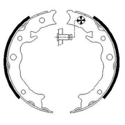 Mintex Parking Brake Shoe Set fits Subaru Crosstrek 2023 on 2.0