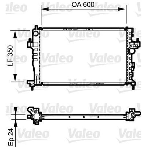 Valeo Engine Radiator 734464