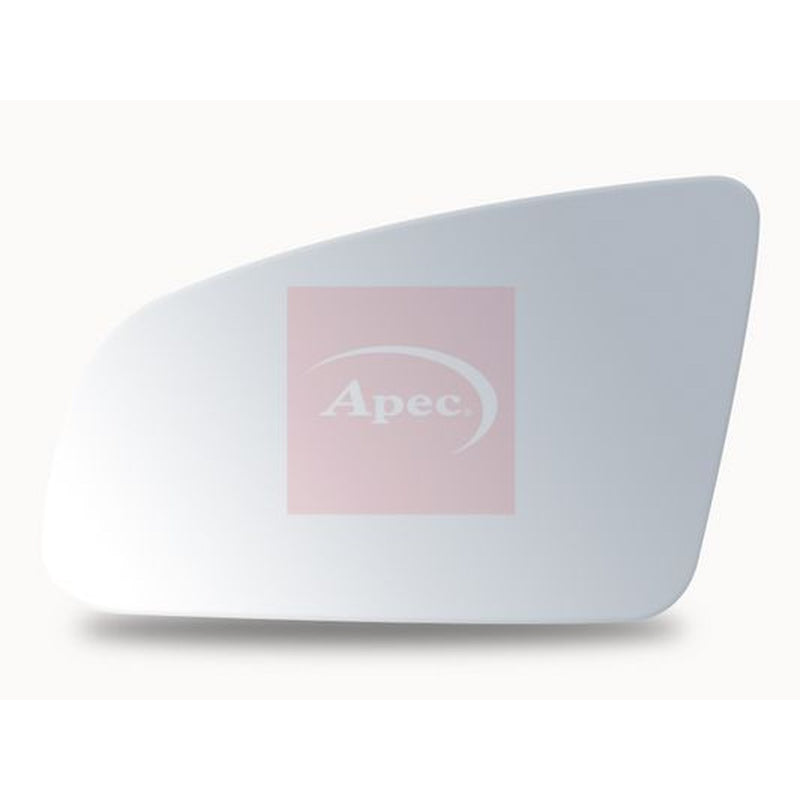 Apec Exterior Wing Mirror Glass Left fits Audi A3 2003-2013 1.6 1.9 2.0 3.2