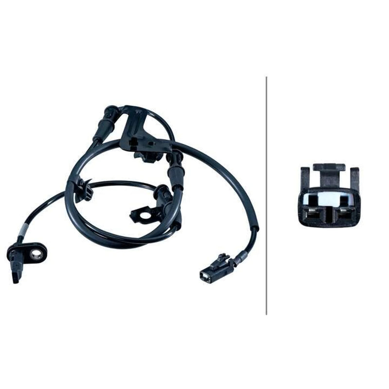Hella ABS Wheel Speed Sensor Front Right 6PU 358 268-151