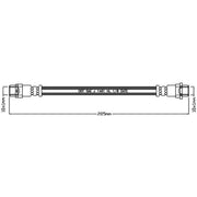 Juratek Brake Hydraulic Hose Line inner JBH1097
