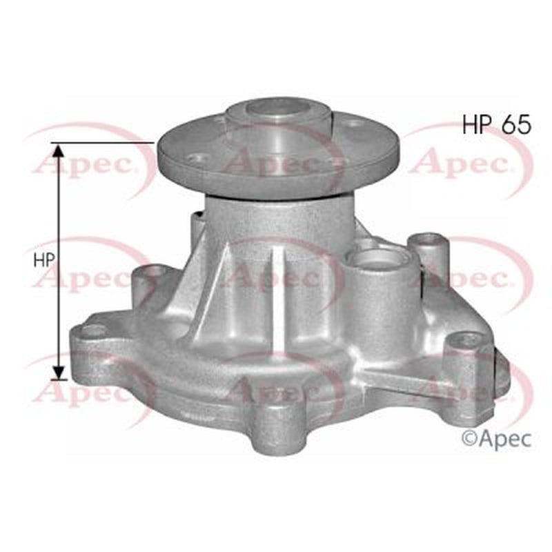 Apec Engine Cooling Water Pump fits Toyota Yaris/Vitz 1999-2012 1.0 1.3