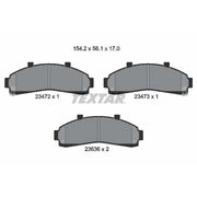 Textar Front Brake Pad Set 2347201