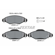 Textar Front Brake Pad Set 2334001