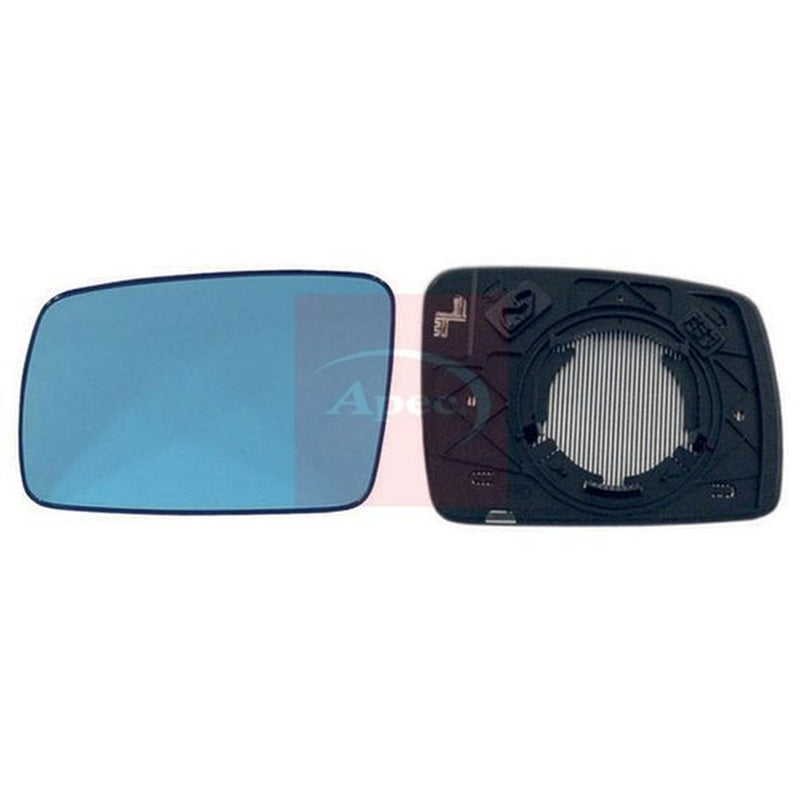 Apec Exterior Wing Mirror Glass Left fits Land Rover Range Rover 2002-2012