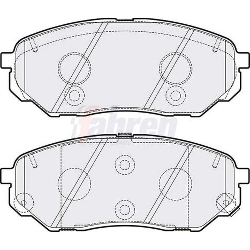 Fahren Front Brake Pad Set FBP3774