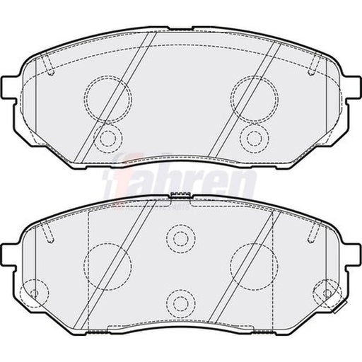 Fahren Front Brake Pad Set FBP3774