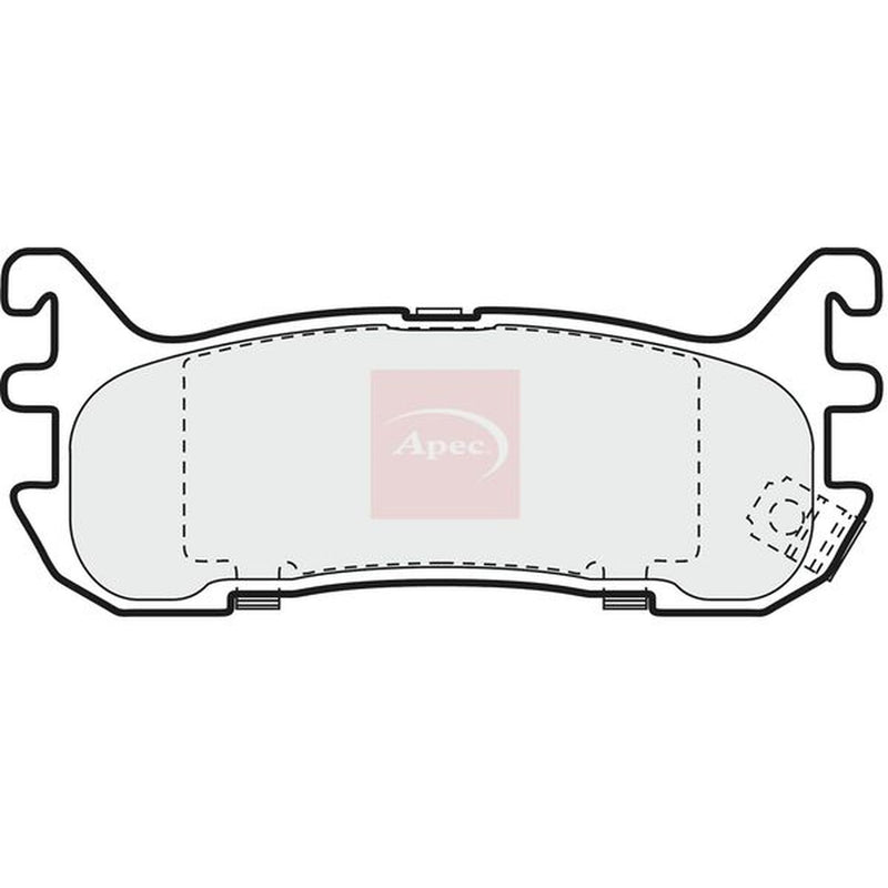 Apec Front & Rear Pads fits Mazda MX-5 1993-2005 1.6 1.8