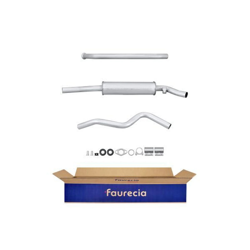 Hella Middle Silencer fits Opel Ascona C 1981-1988 1.3