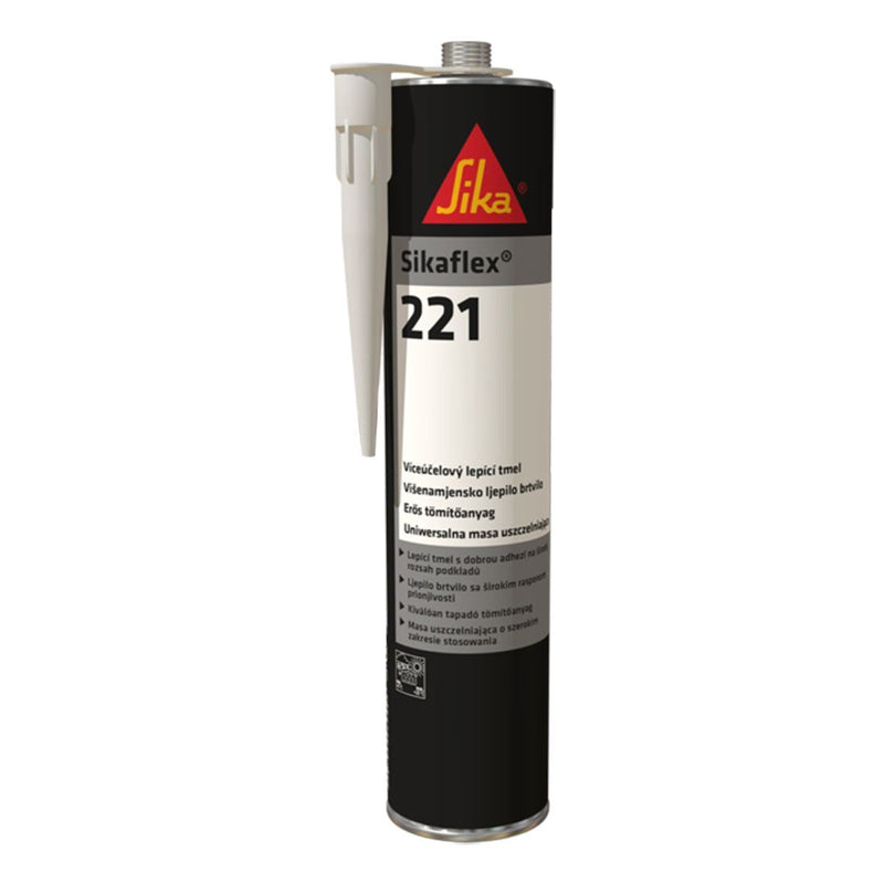 Sikaflex 221 Multipurpose Polyurethane Adhesive / Sealant 300ml Brown Sika - Dynamic Drive