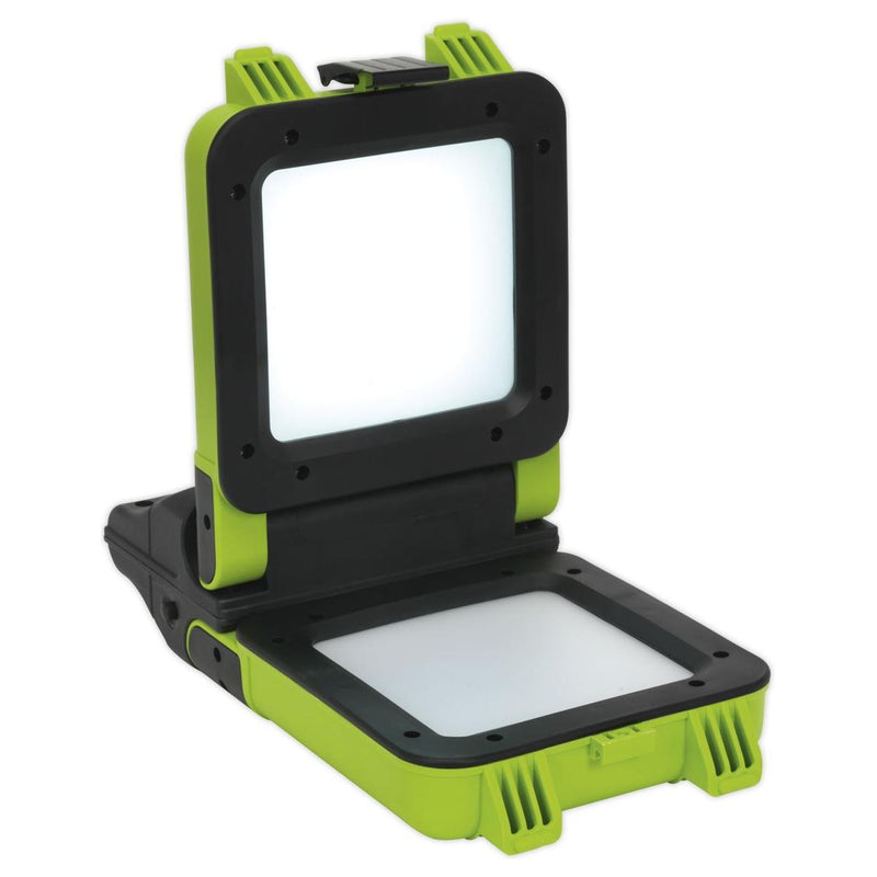 Sealey Rechargeable Floodlight 20W SMD LED Folding Case LED190T Sealey - Dynamic Drive