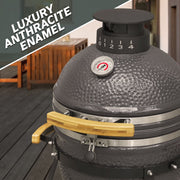Dellonda Deluxe 16"(40cm) Ceramic Kamado Style BBQ DG158 Dellonda - Dynamic Drive