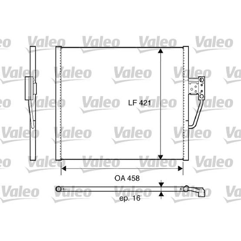 Valeo Air Conditioning Condenser 817607