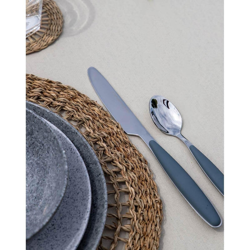 Gimex Cutlery Grey Soft Touch Handle 16 Pieces Gimex - Dynamic Drive