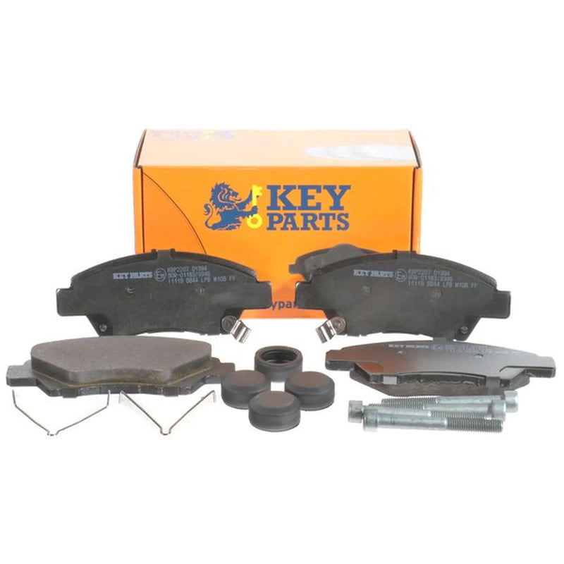 Key Parts 4 x Front Brake Pad Set fits Honda Cr-Z 2010-2013 1.5