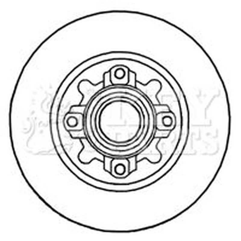 Key Parts Front & Rear Brake Discs & Pads fits Peugeot 308 Sw I 2007-2014 2.0