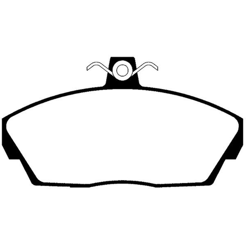 Abtex Front Brake Pad Set fits Honda Civic Aerodeck 1998-2001 1.4 1.5 1.6 2.0