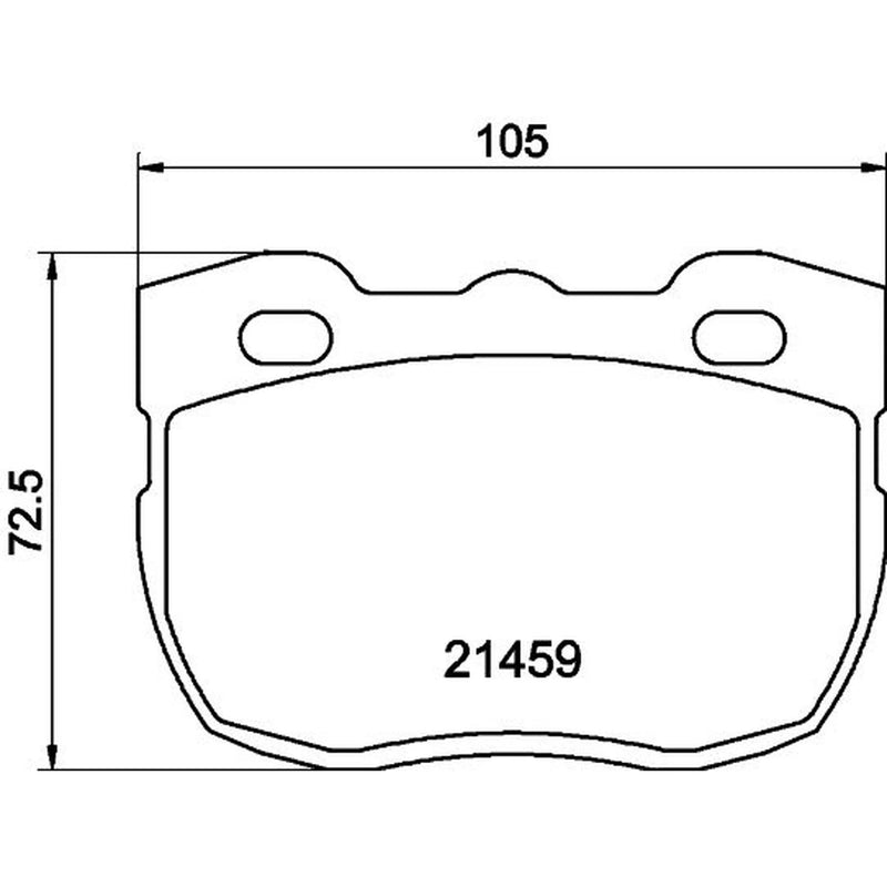 Mintex Front Brake Pad Set fits Land Rover 90 I 1985-1990 2.5