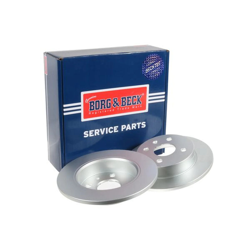 Borg & Beck Front & Rear Brake Discs & Pads fits Opel Meriva B 2010-2017 1.4