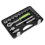Sealey Socket Set 19pc 3/8"Sq Drive Metric S01235 Sealey - Dynamic Drive