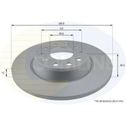 Comline Front & Rear Brake Discs & Pads fits VW Sharan 2010-2022 1.4 2.0