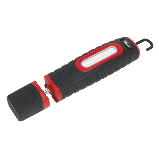 Sealey Rechargeable 360 Inspection Light 16 SMD & 3W SMD LED Black 2 x Lithium-i Sealey - Dynamic Drive