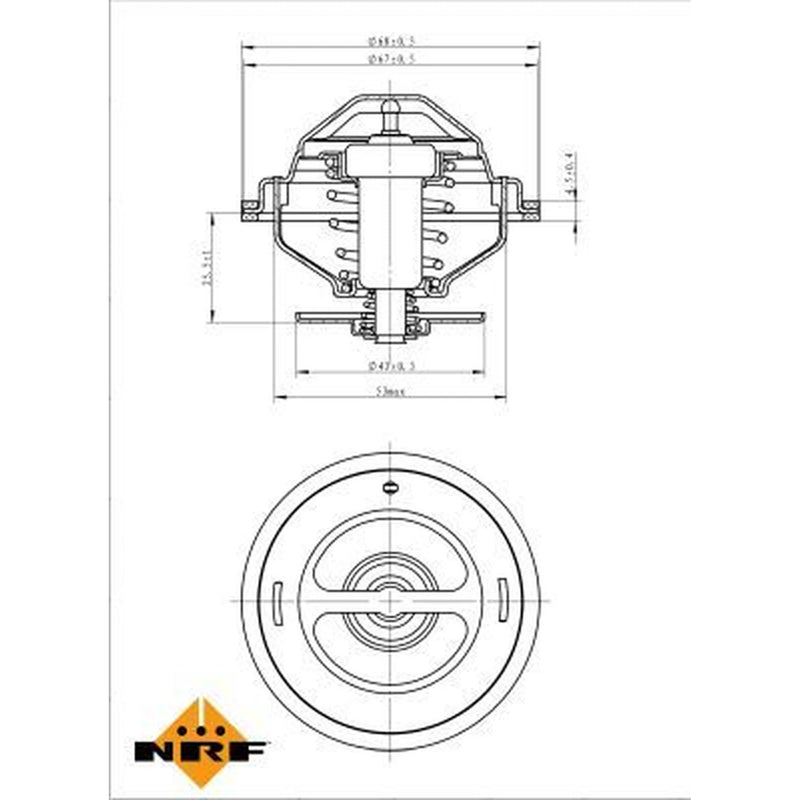 NRF Thermostat,Coolant 725139