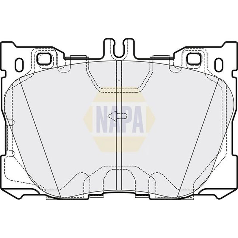NAPA Front Brake Pad Set fits Mercedes-Benz C-Class 2015-2023