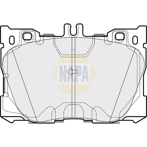 NAPA Front Brake Pad Set NBP1636