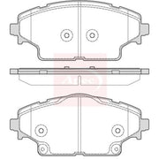 Apec Front Brake Pad Set PAD2315