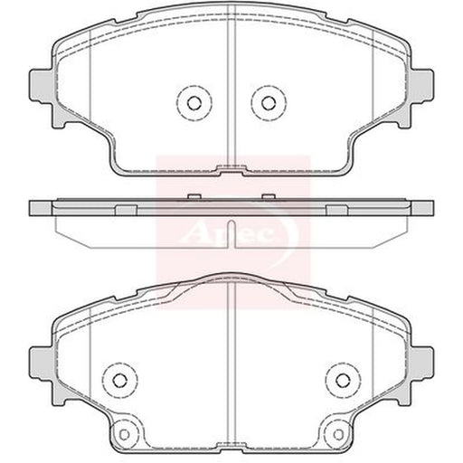 Apec Front Brake Pad Set PAD2315