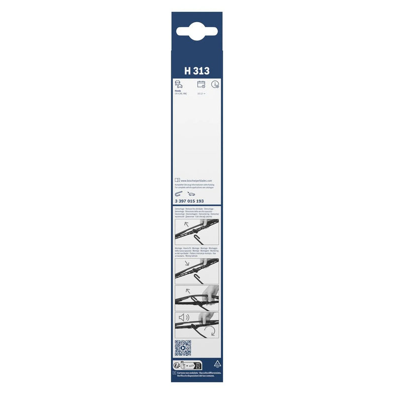 Bosch Conventional Wiper Blade 300mm — H313 fits Honda Cr-V IV 2012-2018