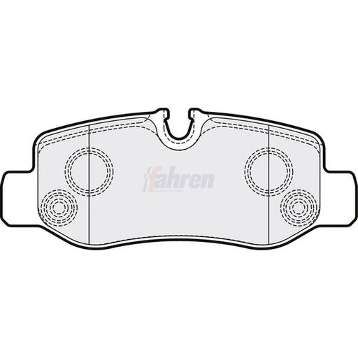 Fahren Rear Brake Pad Set FBP3765