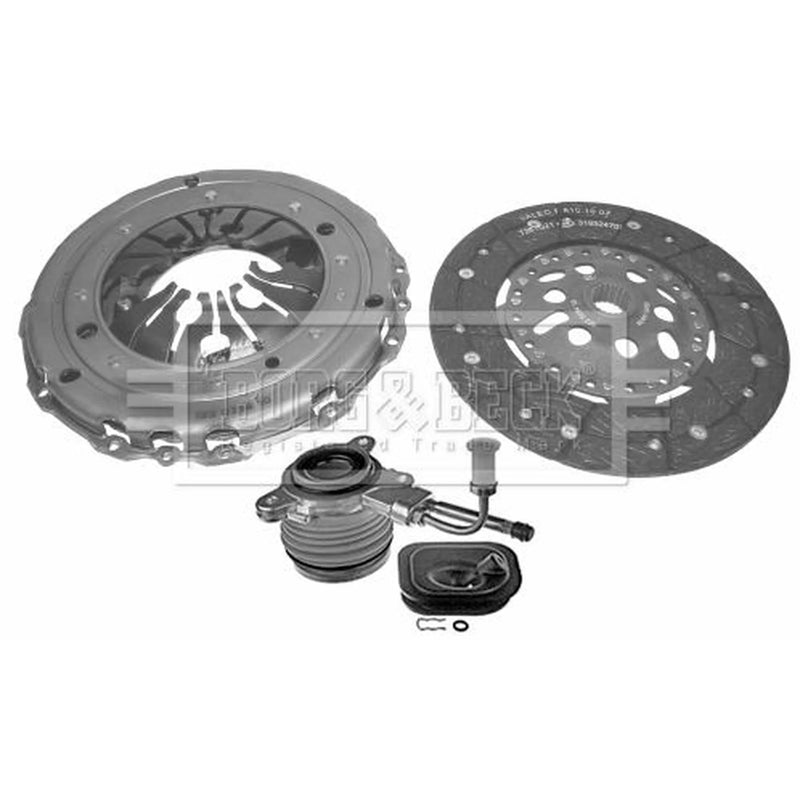 Borg & Beck Clutch Kit Set 3pc HKT1005
