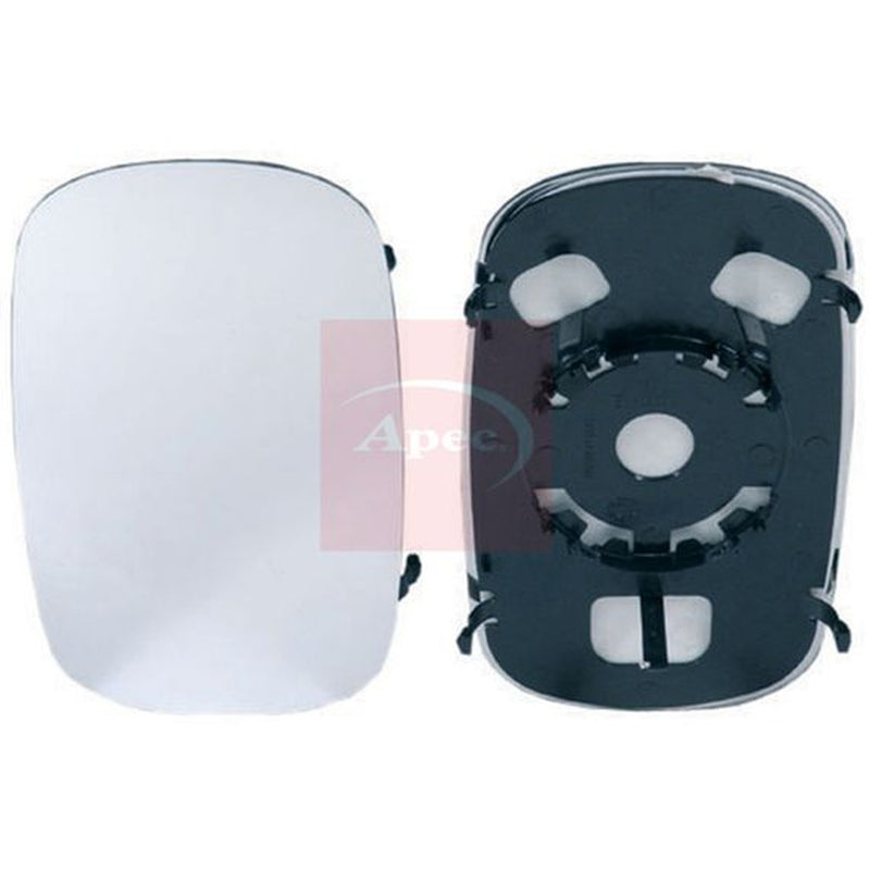 Apec Exterior Wing Mirror Glass Right fits Fiat Doblo 2001-2005