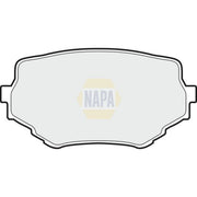 NAPA Front Brake Pad Set fits Suzuki Grand Vitara I 1998-2005 2.0 2.5 2.7