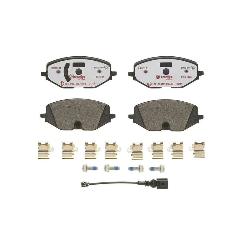 Brembo 4 x Front Brake Pad Set fits Audi A3 2019-2020