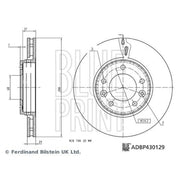 Blue Print Front Brake Discs & Pads fits Nissan Juke 2019 on 1.0