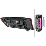 Hella Tail Light / Lamp LED Right fits Audi A4 B9 2015-2019 1.4 2.0 3.0