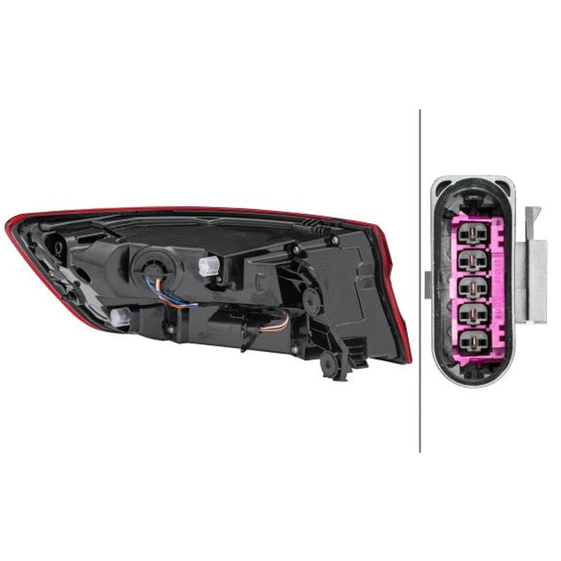 Hella Tail Light / Lamp LED Right fits Audi A4 B9 2015-2019 1.4 2.0 3.0
