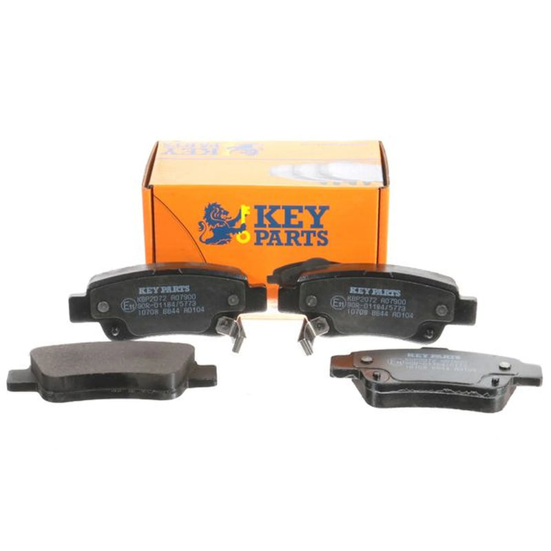 Key Parts 4 x Rear Brake Pad Set fits Honda Cr-V III 2006-2012 2.0 2.2 2.4