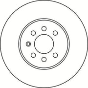 Abtex 2 x Vented Front Brake Discs BD1198V-x2
