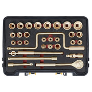 Sealey Premier Premier Non-Sparking Socket Set 1/2"Sq Drive 31pc NS039 Sealey Premier - Dynamic Drive