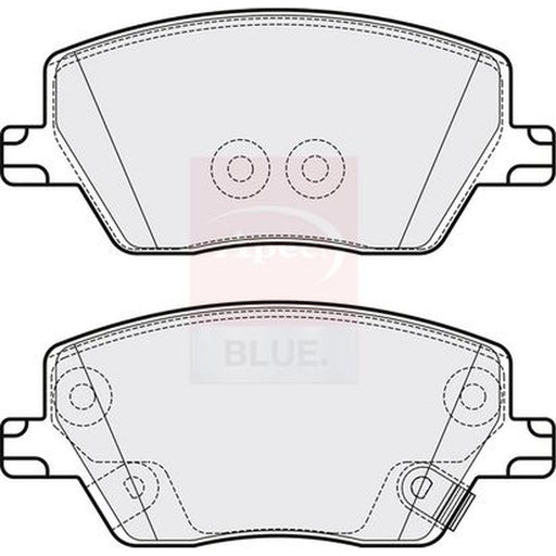 Apec Front Brake Vented Discs & Pads fits Fiat Tipo 2015-2020 1.3 1.4 1.6