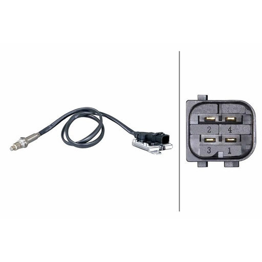 Hella NOx Nitrogen Oxide Sensor Exhaust Pin fits Mercedes-Benz MP5 2011 on