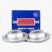 Borg & Beck Front & Rear Brake Discs & Pads fits VW Touareg 2003-2010 2.5